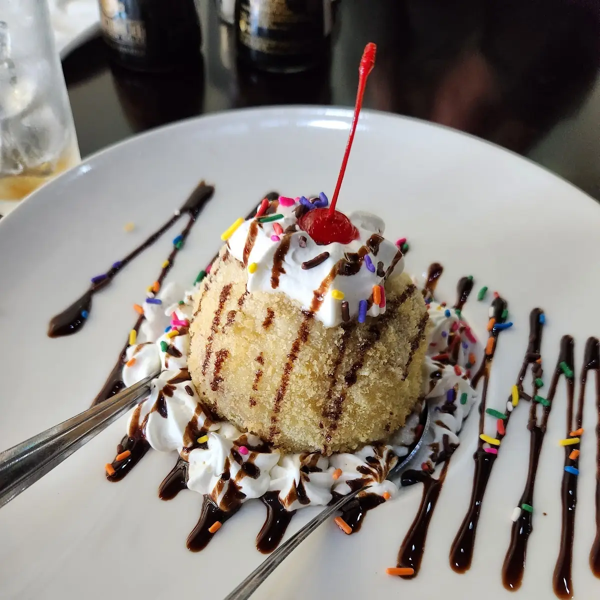 Green Tea Fried Ice Cream