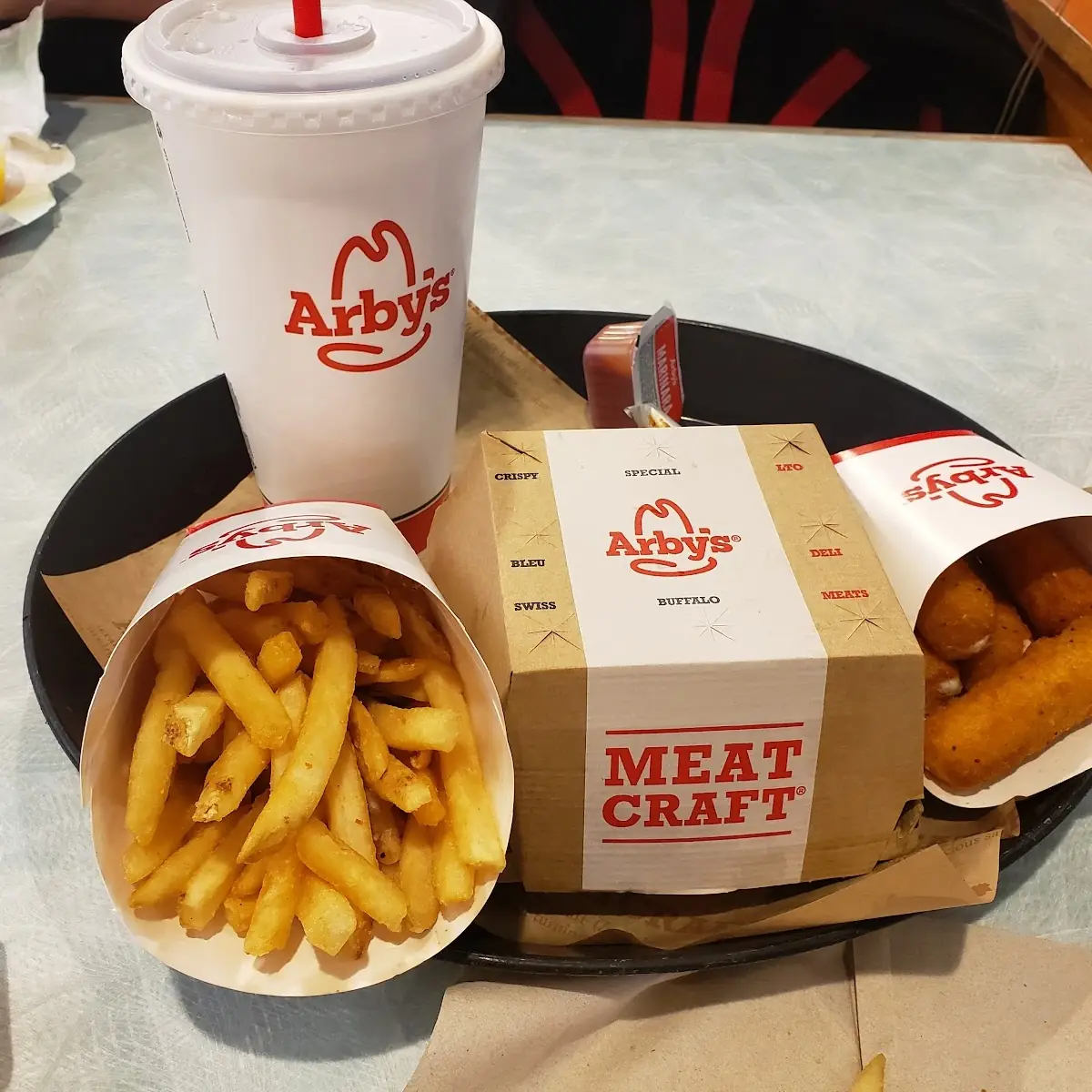 Chicken Sandwich Combo and Mozzarella Sticks