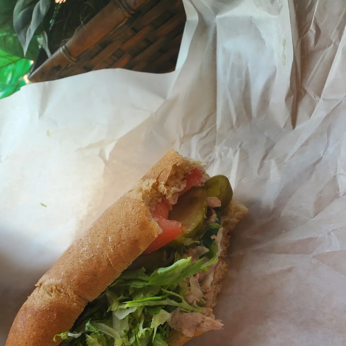 Tuna Salad Sandwich with Everything