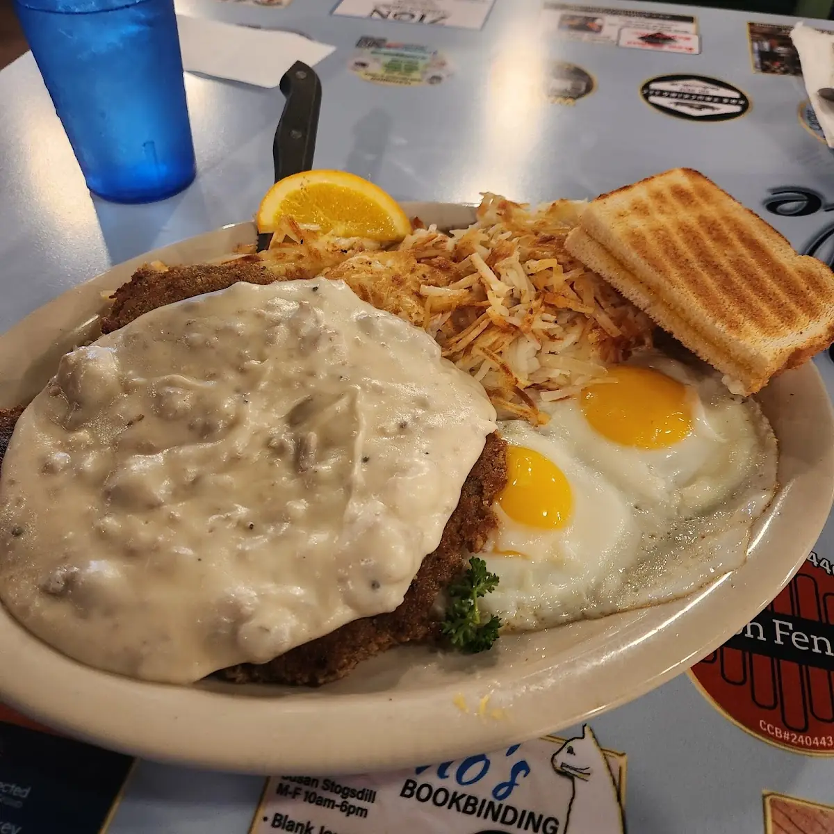 Chicken Fried Steak Breakfast