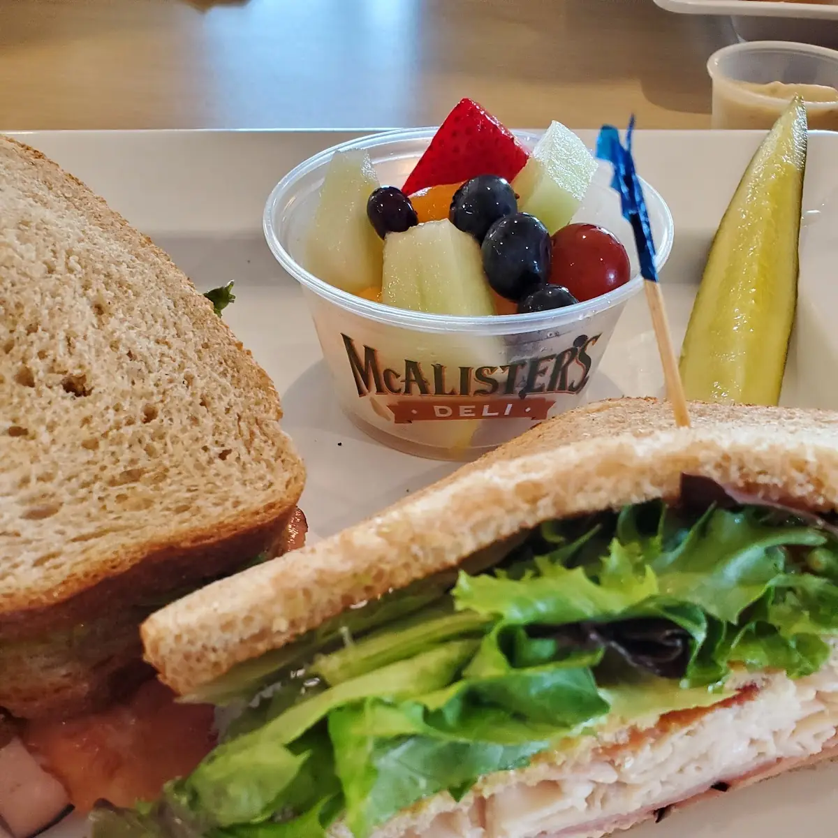 Turkey Bacon Club Sandwich