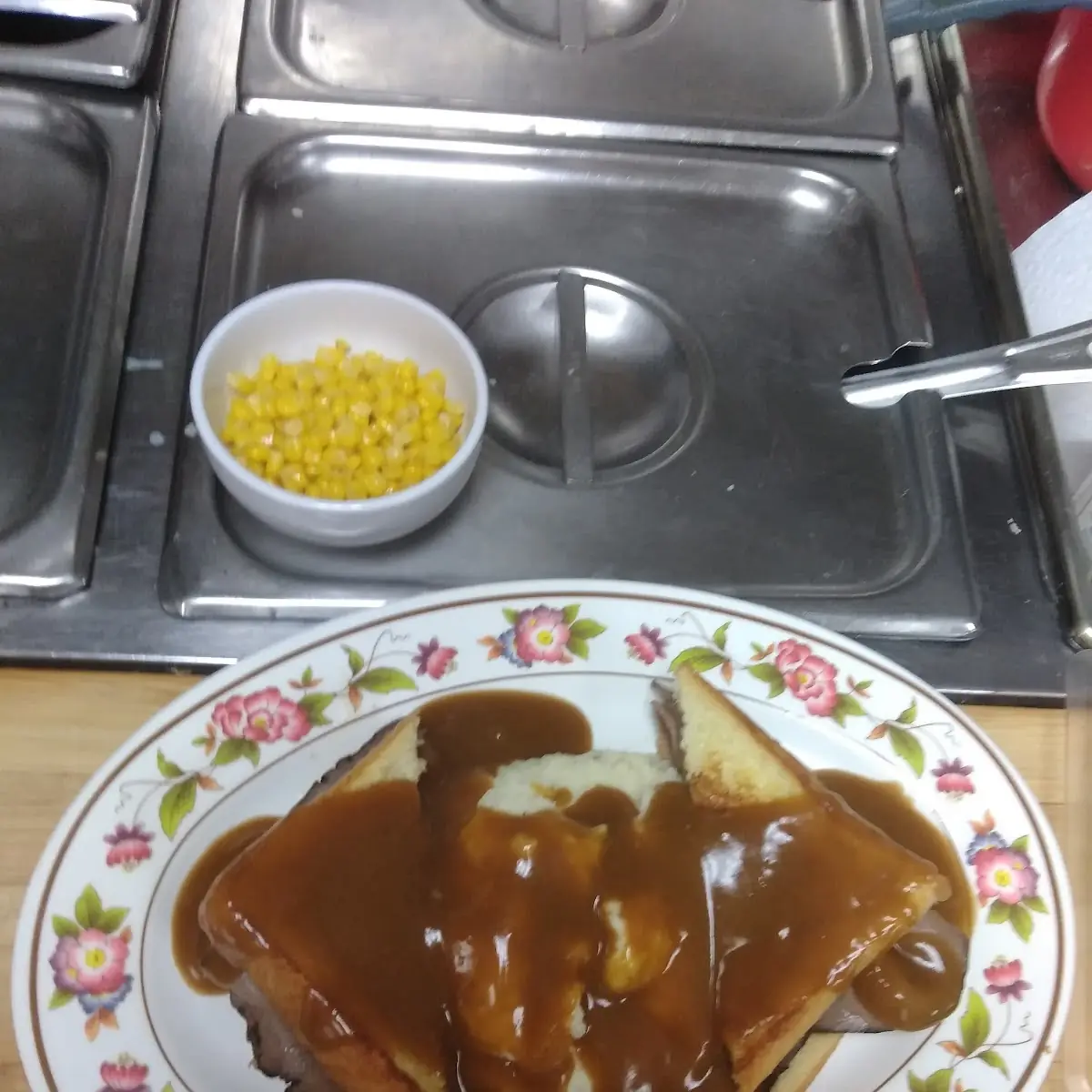 Mash Potatoes and Corn