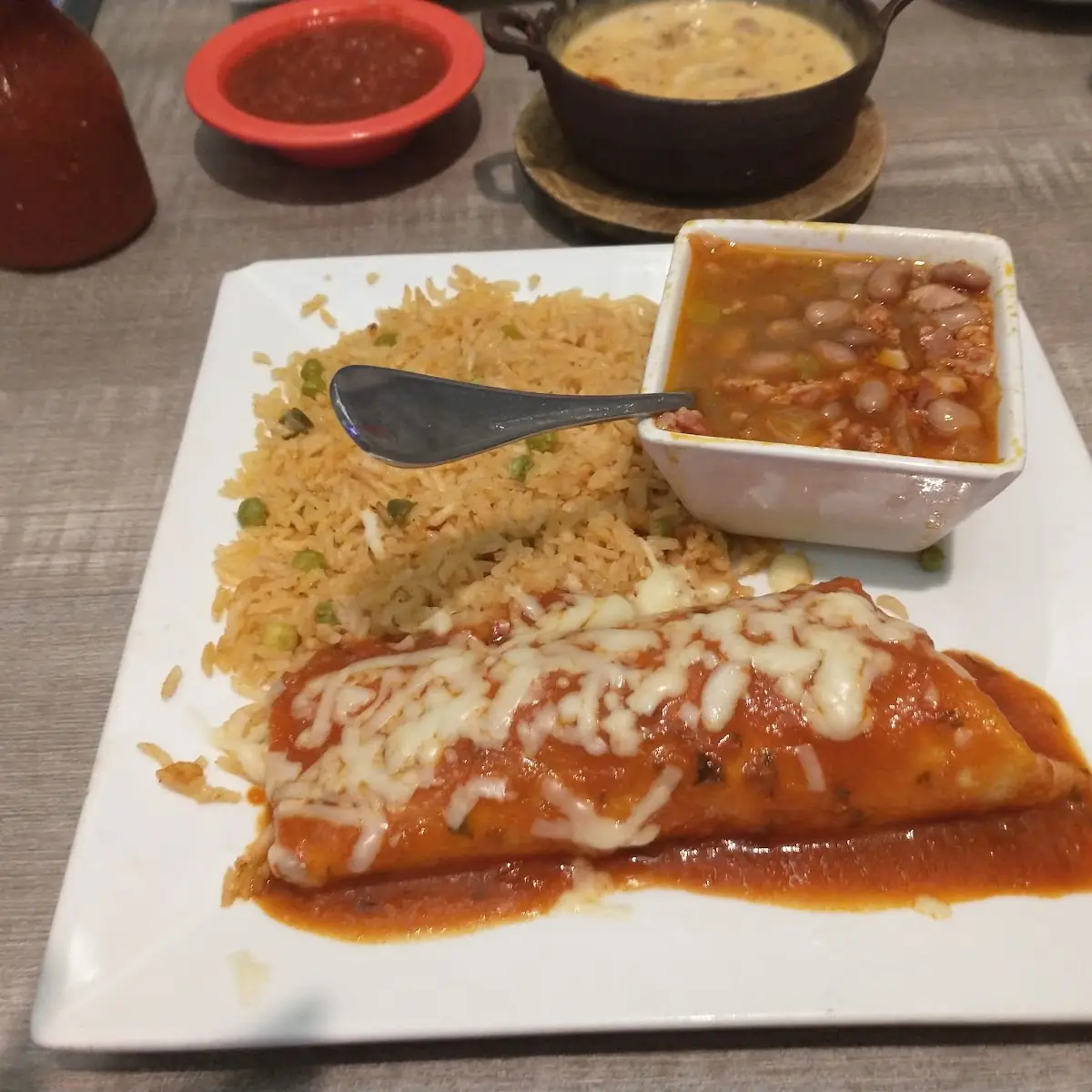 Enchilada Rice and Beans