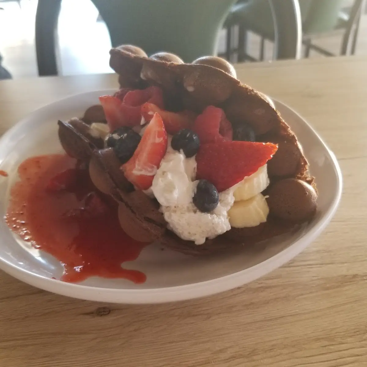 Chocolate Bubble Waffle