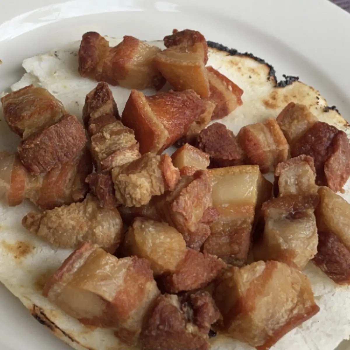 Arepa Con Chicharron