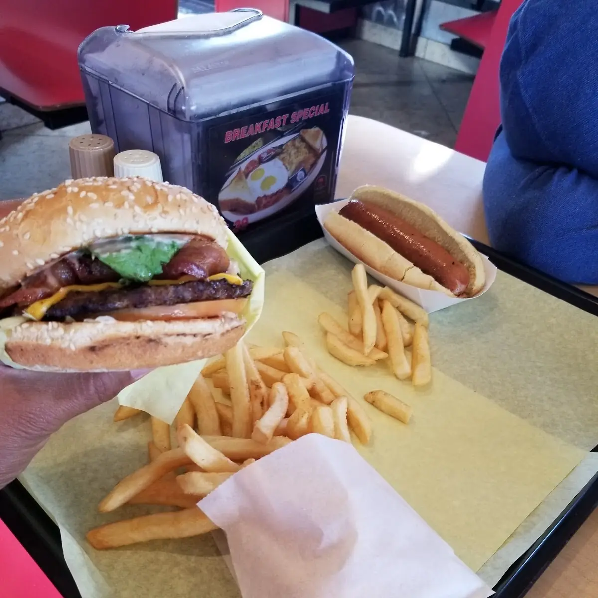 Bacon Avocado Cheeseburger Combo