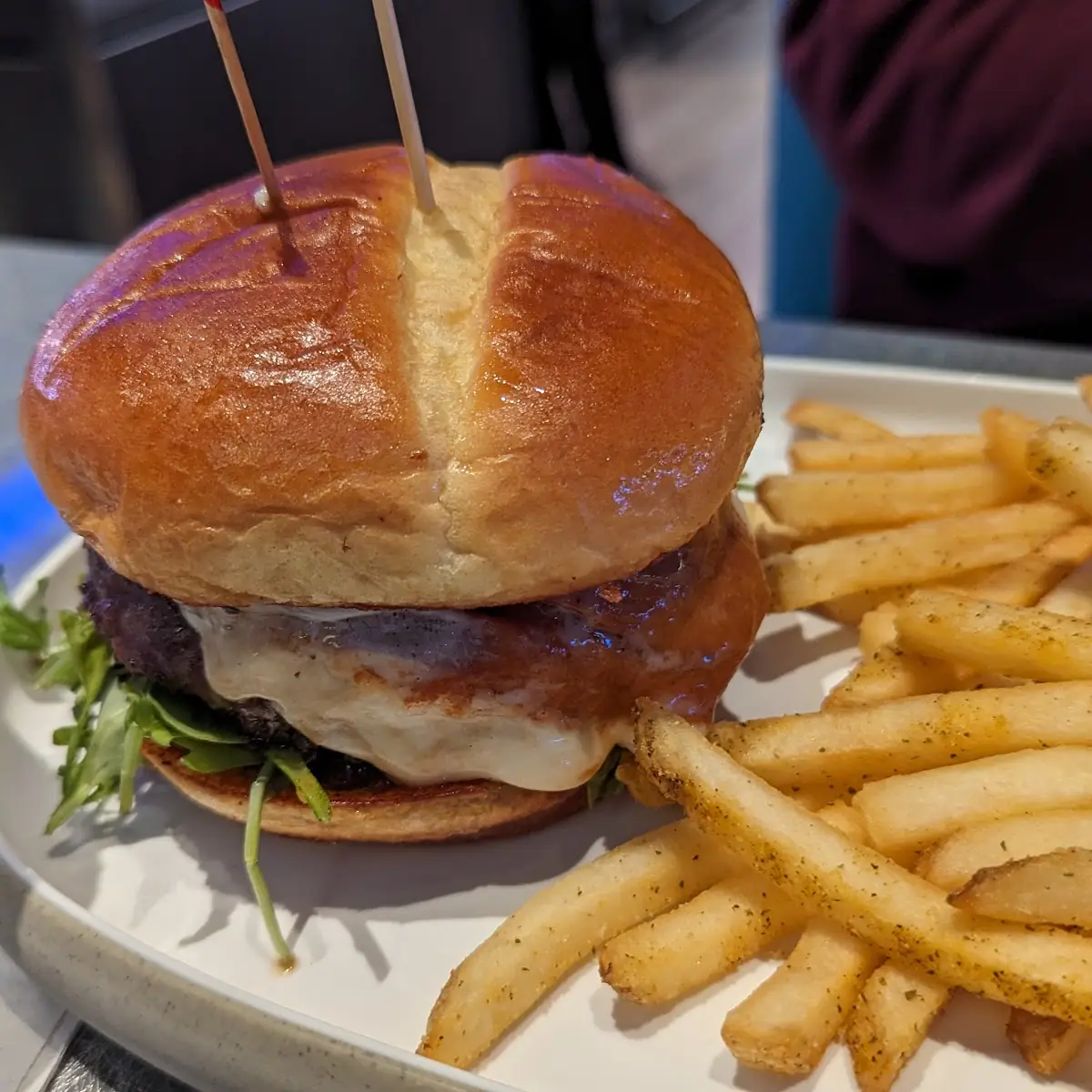 Mushroom Swiss Burger