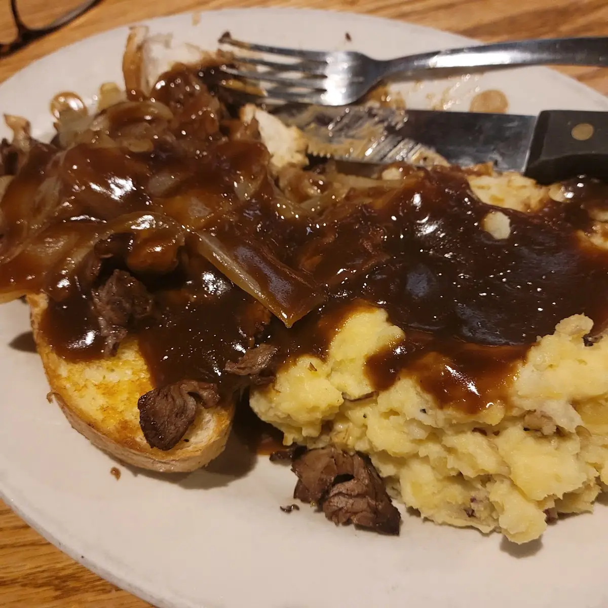 Open Face Prime Rib