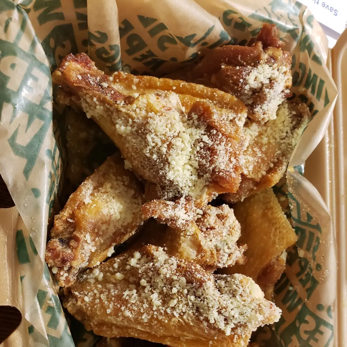 Garlic Parmesan Chicken Wings