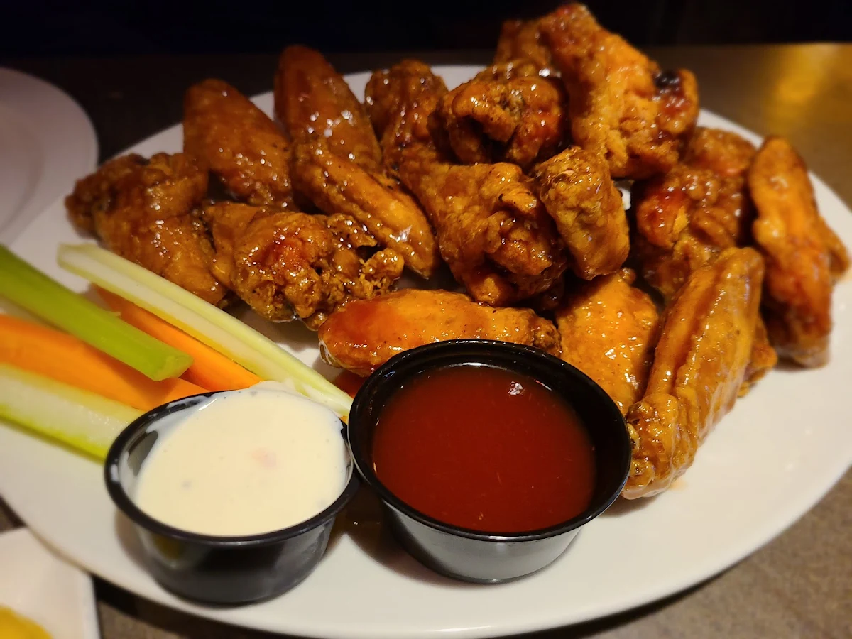 Honey Garlic Chicken Wings, Jose’s Bar and Grill Leamington