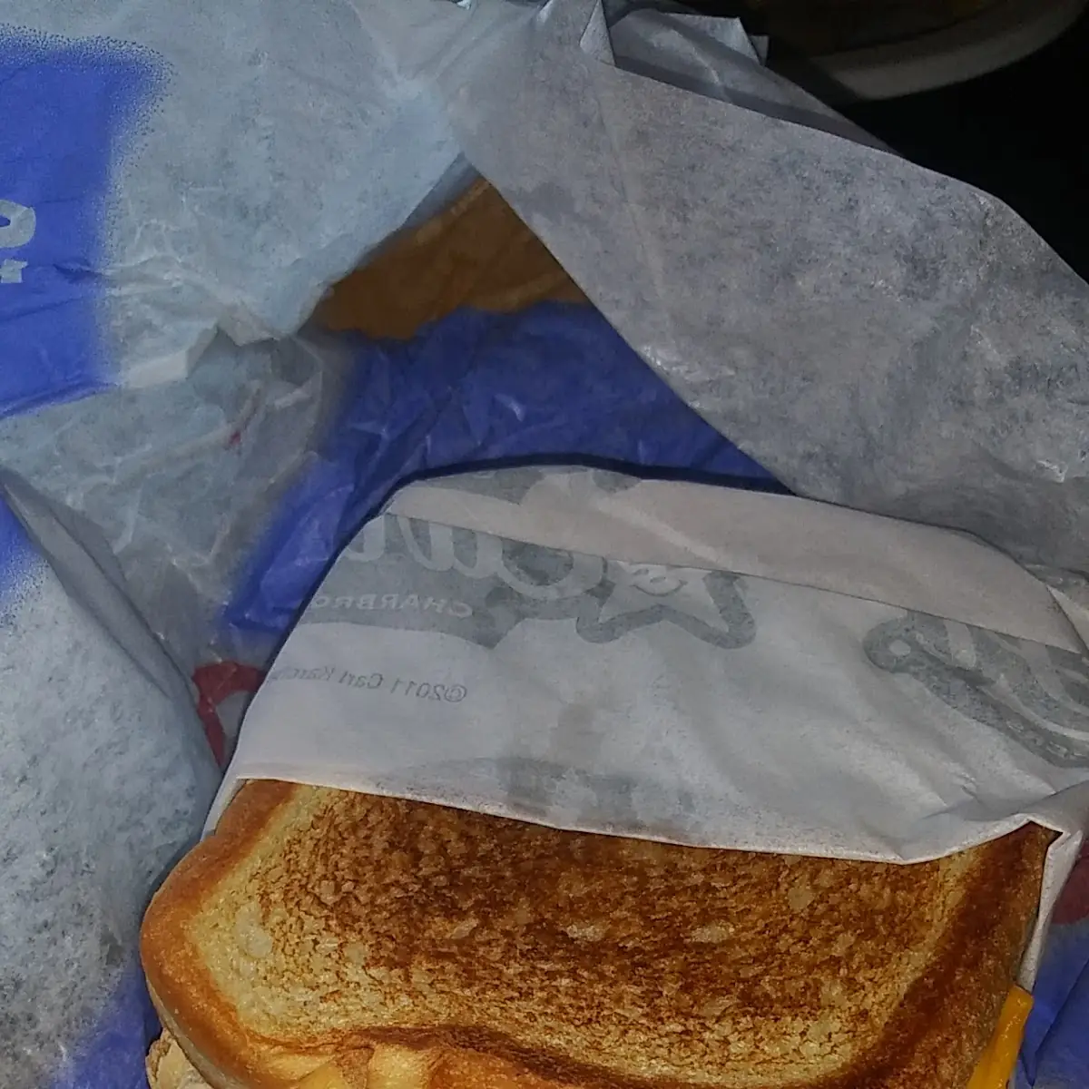 Carl's Jr Breakfast Sandwich