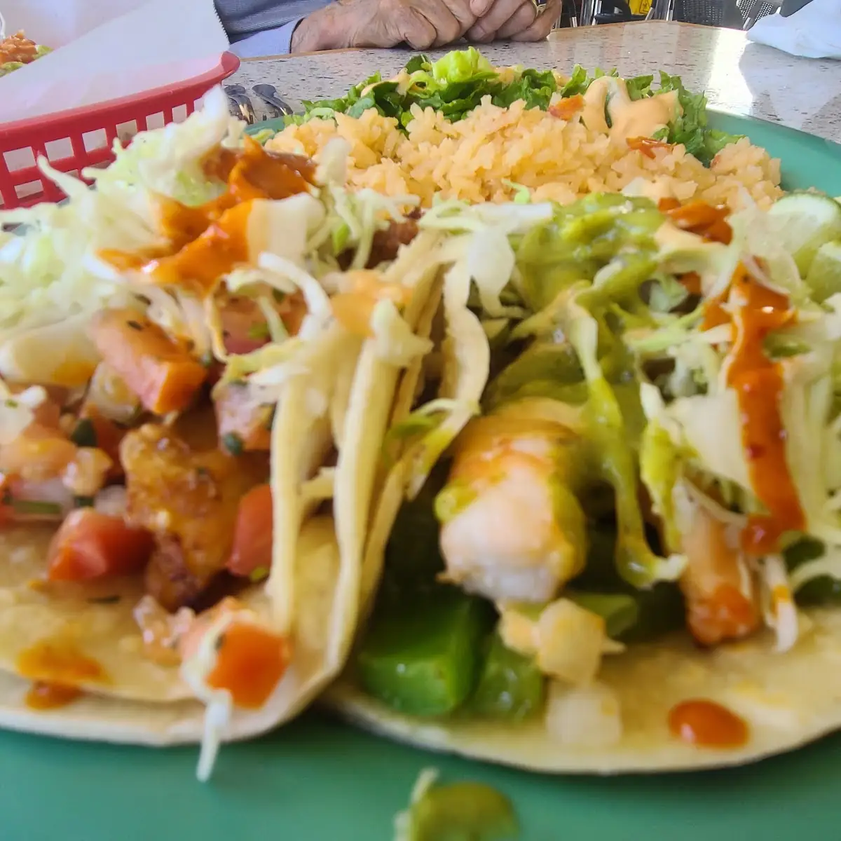 Carnitas & Shredded Chicken Tacos