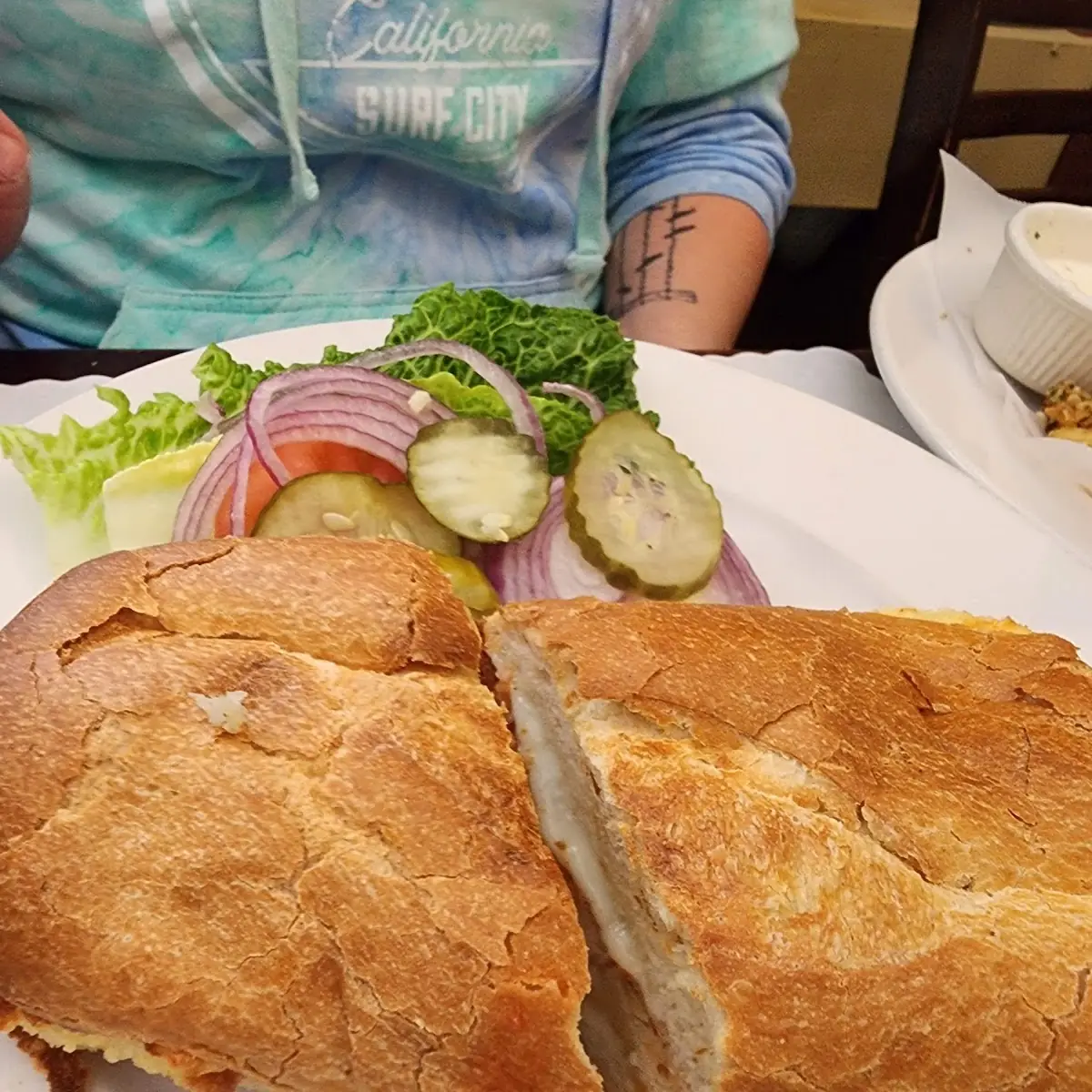 Veal Parmesan Sandwich