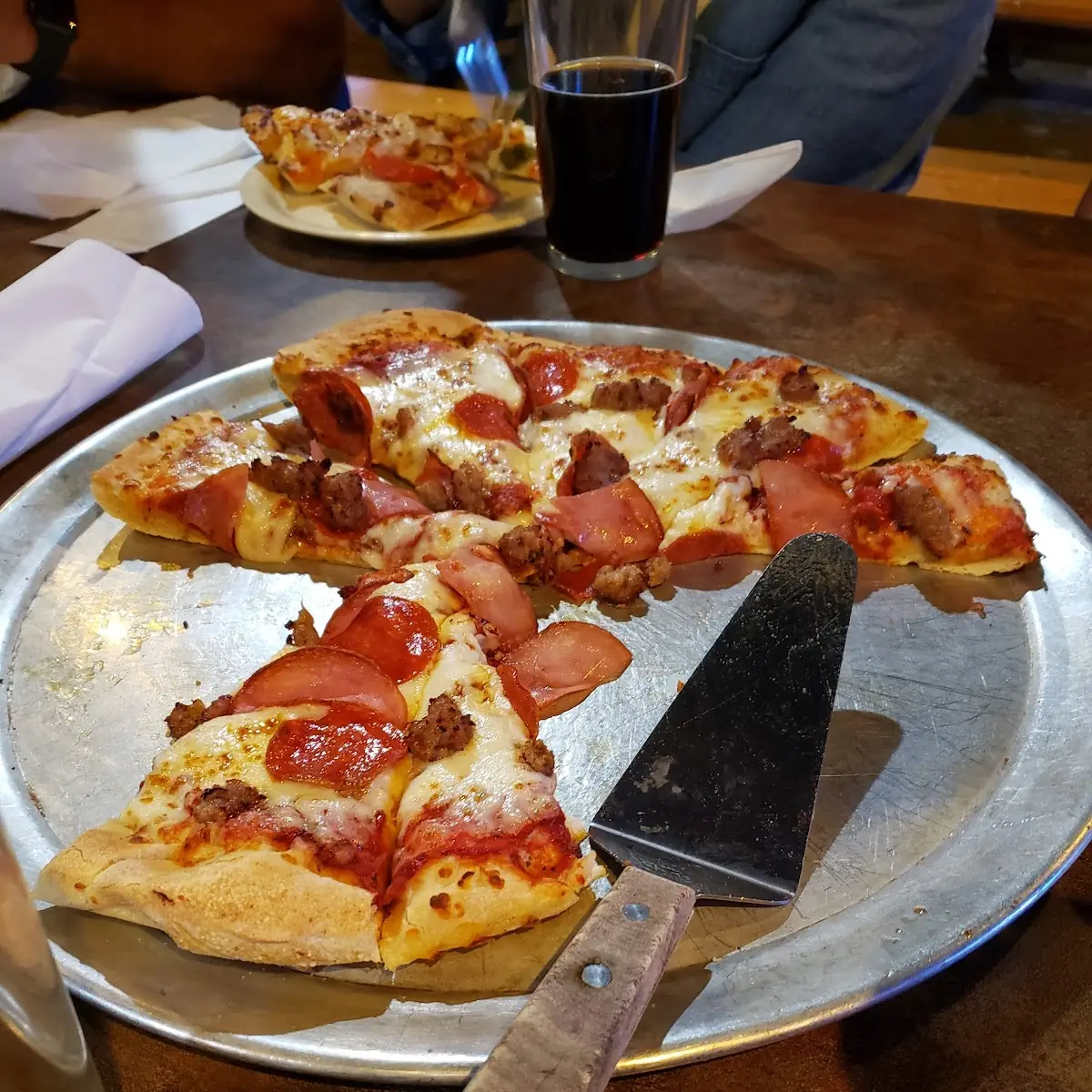Pepperoni and Sausage Pizza