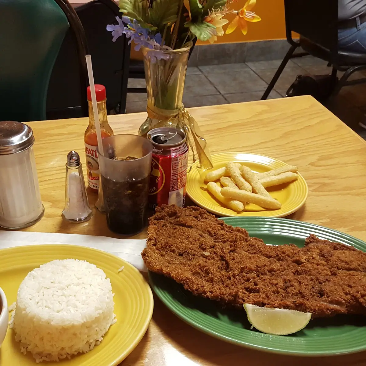 Breaded Beef Steak a La Cubana