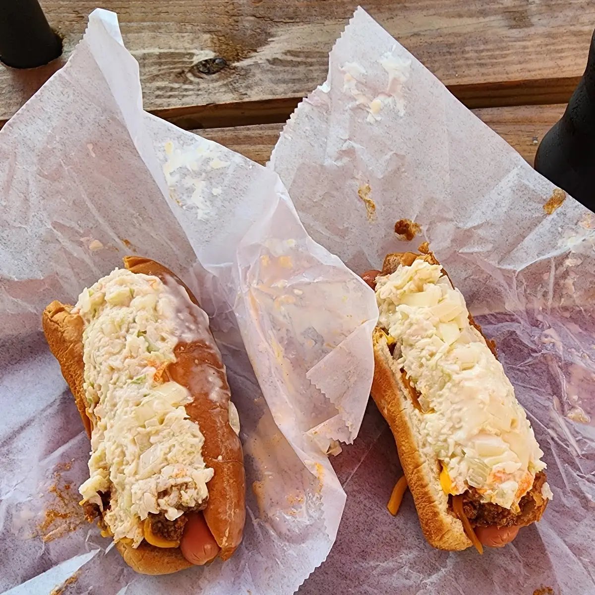 Slaw Chili Cheese Dog