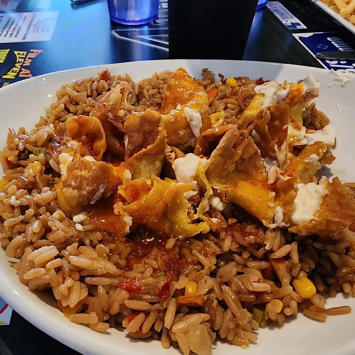 Crab Rangoon Fried Rice