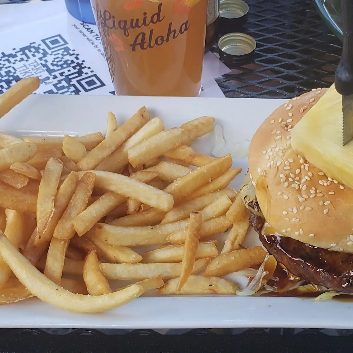 Upside Down Burger
