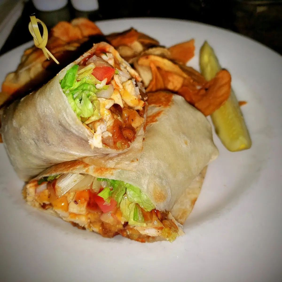 Smoke Chicken Wrap