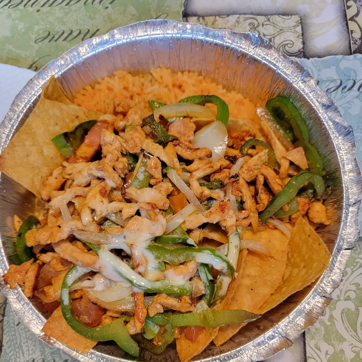 Chicken Natcho with Out Refried Beans