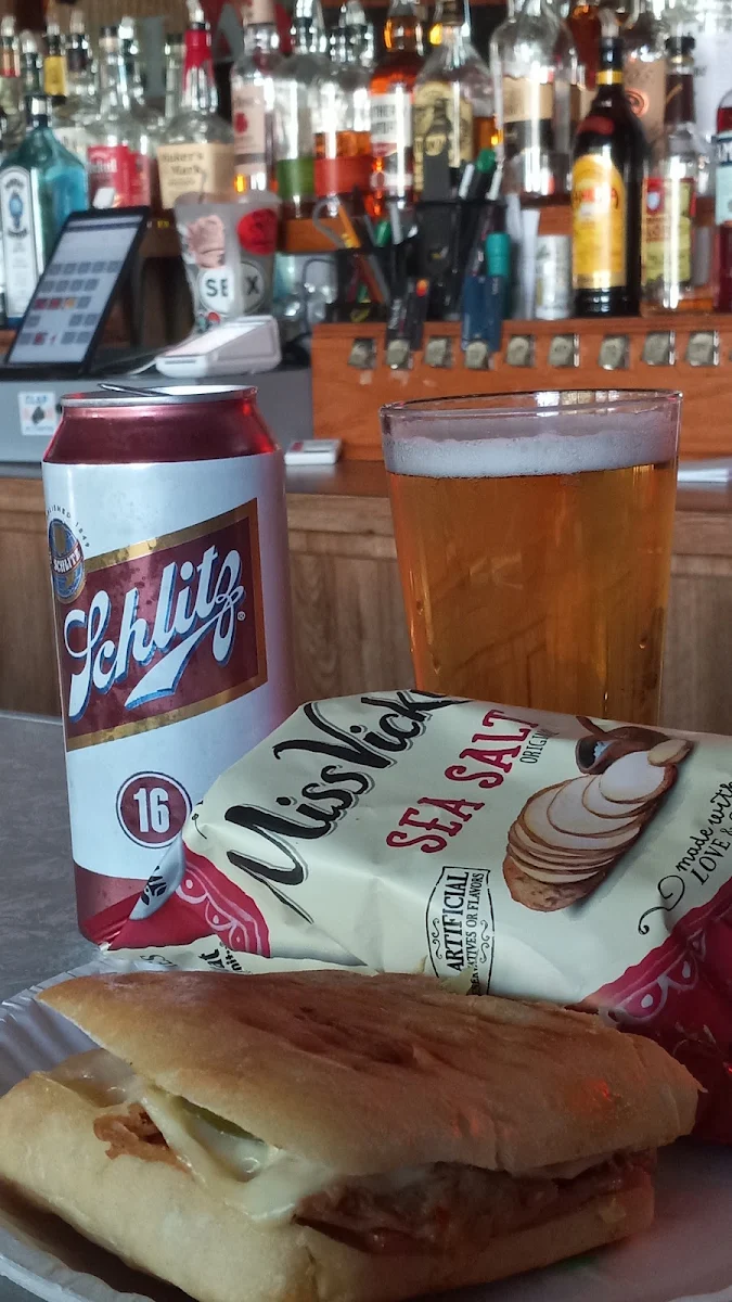 Beer and Cuban Panini