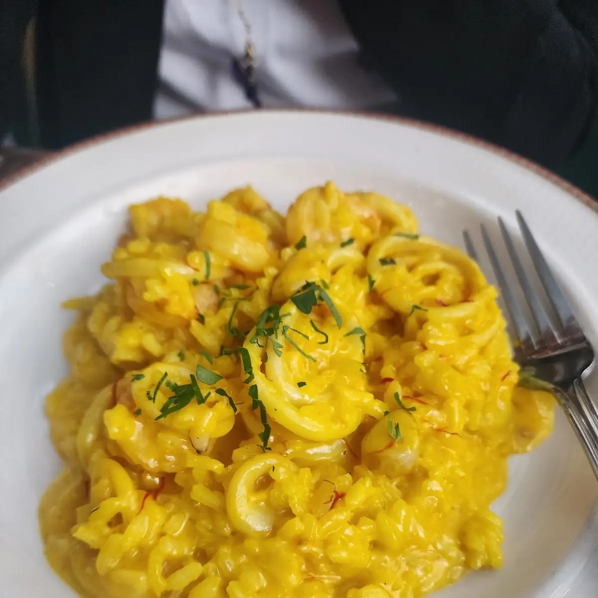 Seafood Risotto Alla Milanese