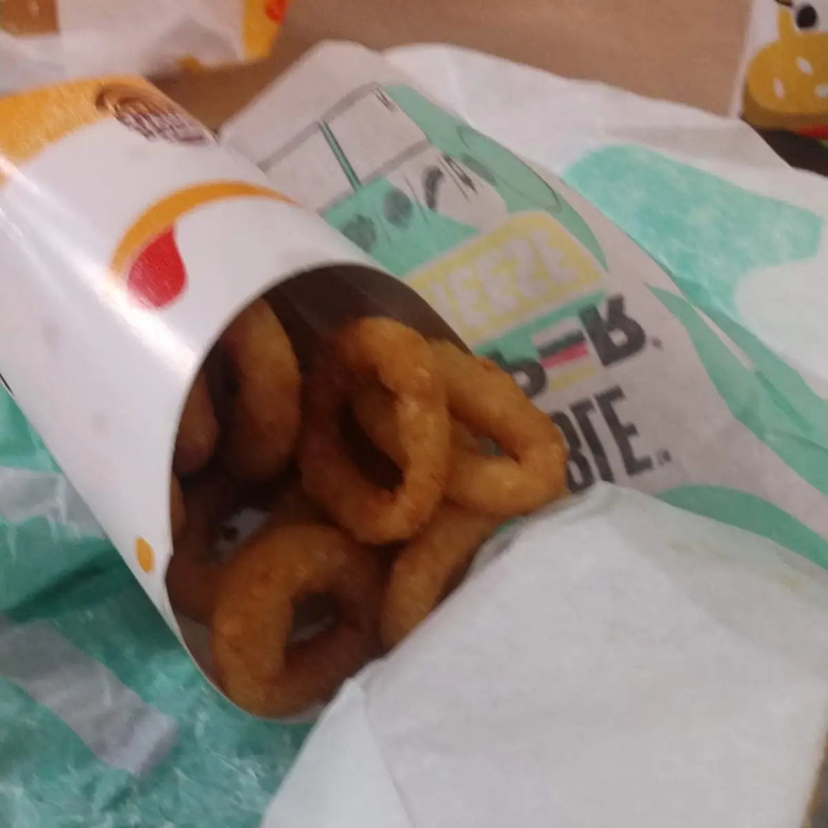 Impossible Whopper and Onion Rings