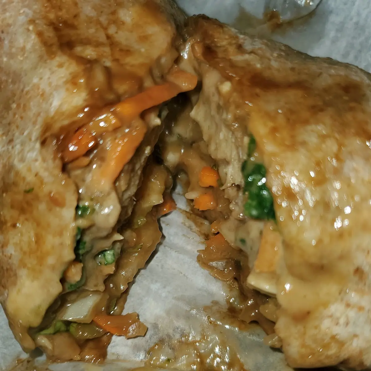 Soy Thai Chicken Wrap