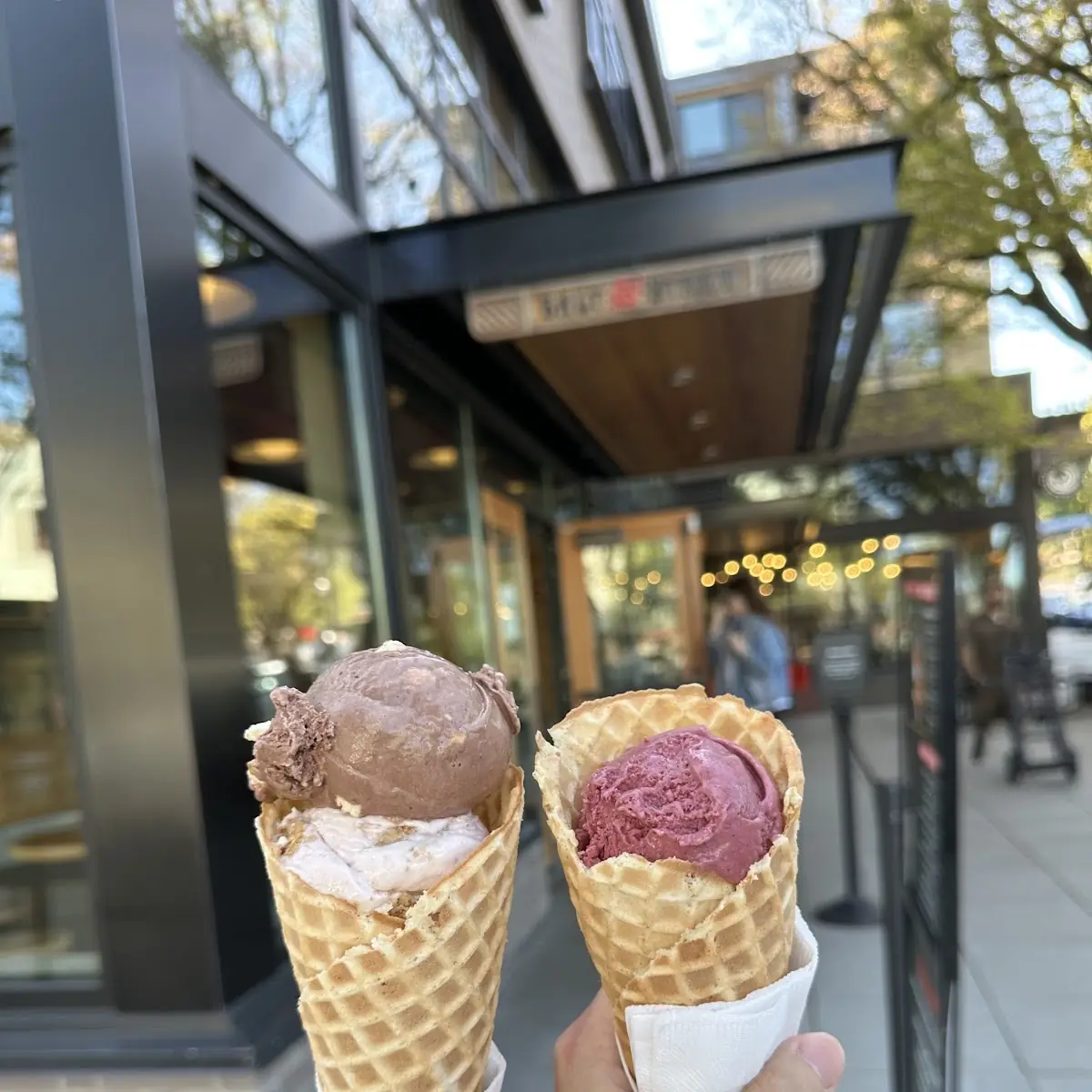 House Made Waffle Cone on the Side