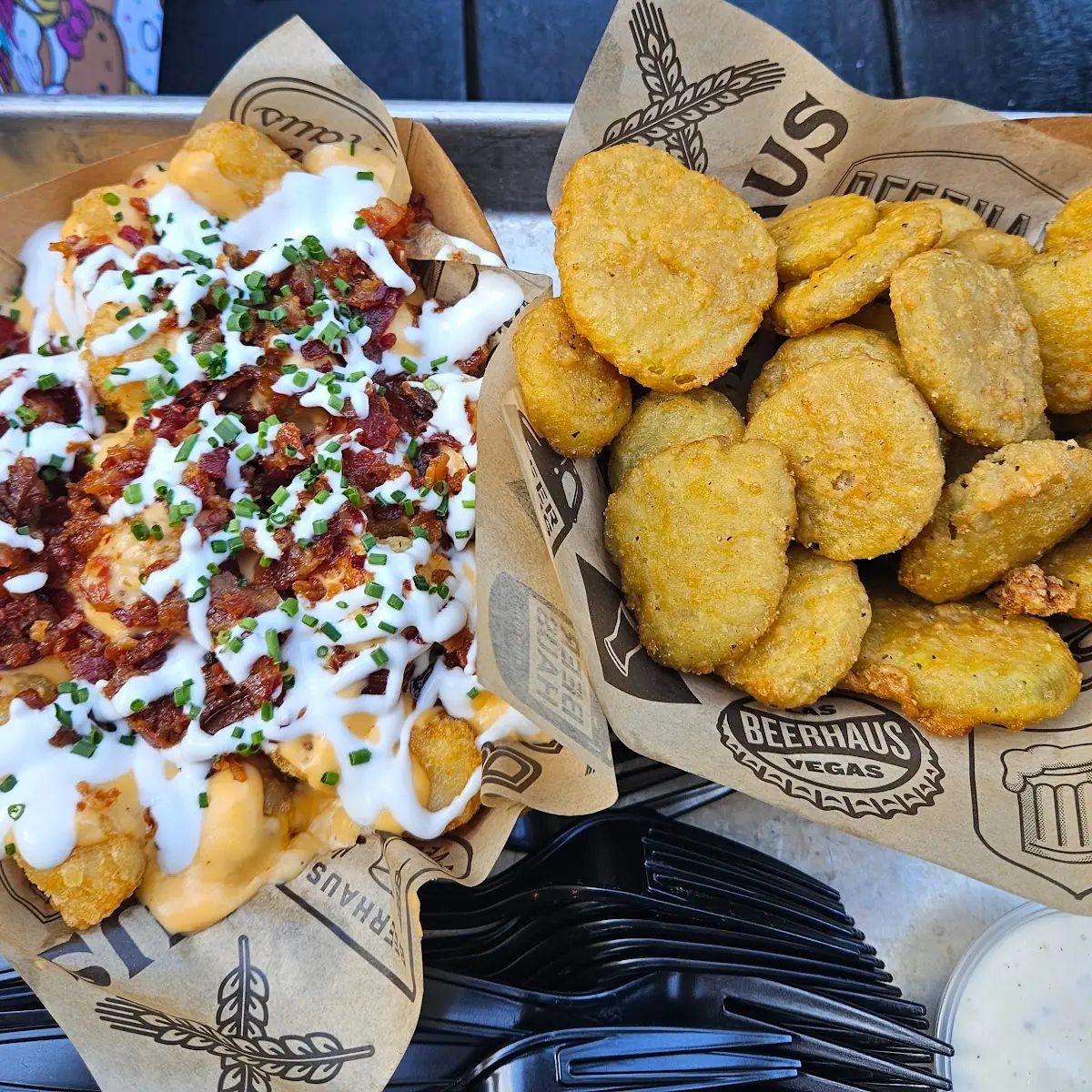 Loaded Tots & Fried Pickles