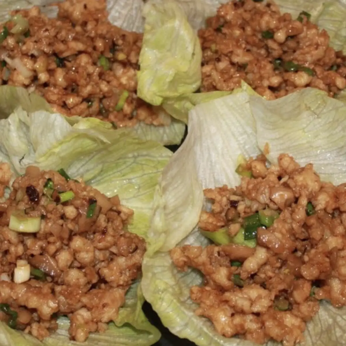 Minced Chicken in Lettuce Wraps