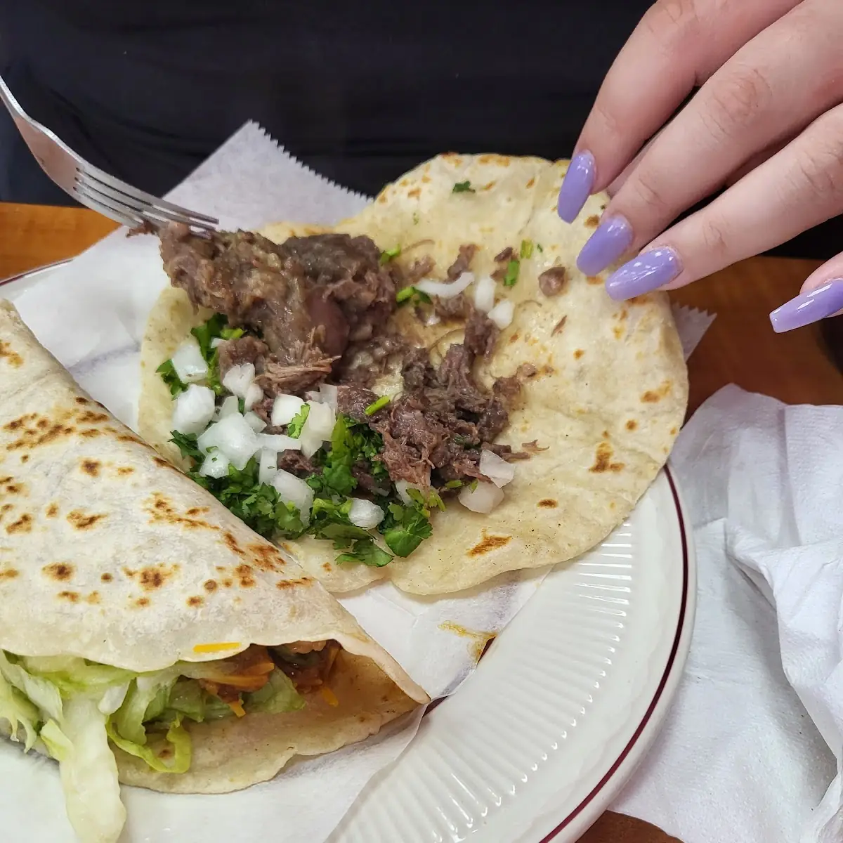 Quesadilla Asada with Rice & Beans