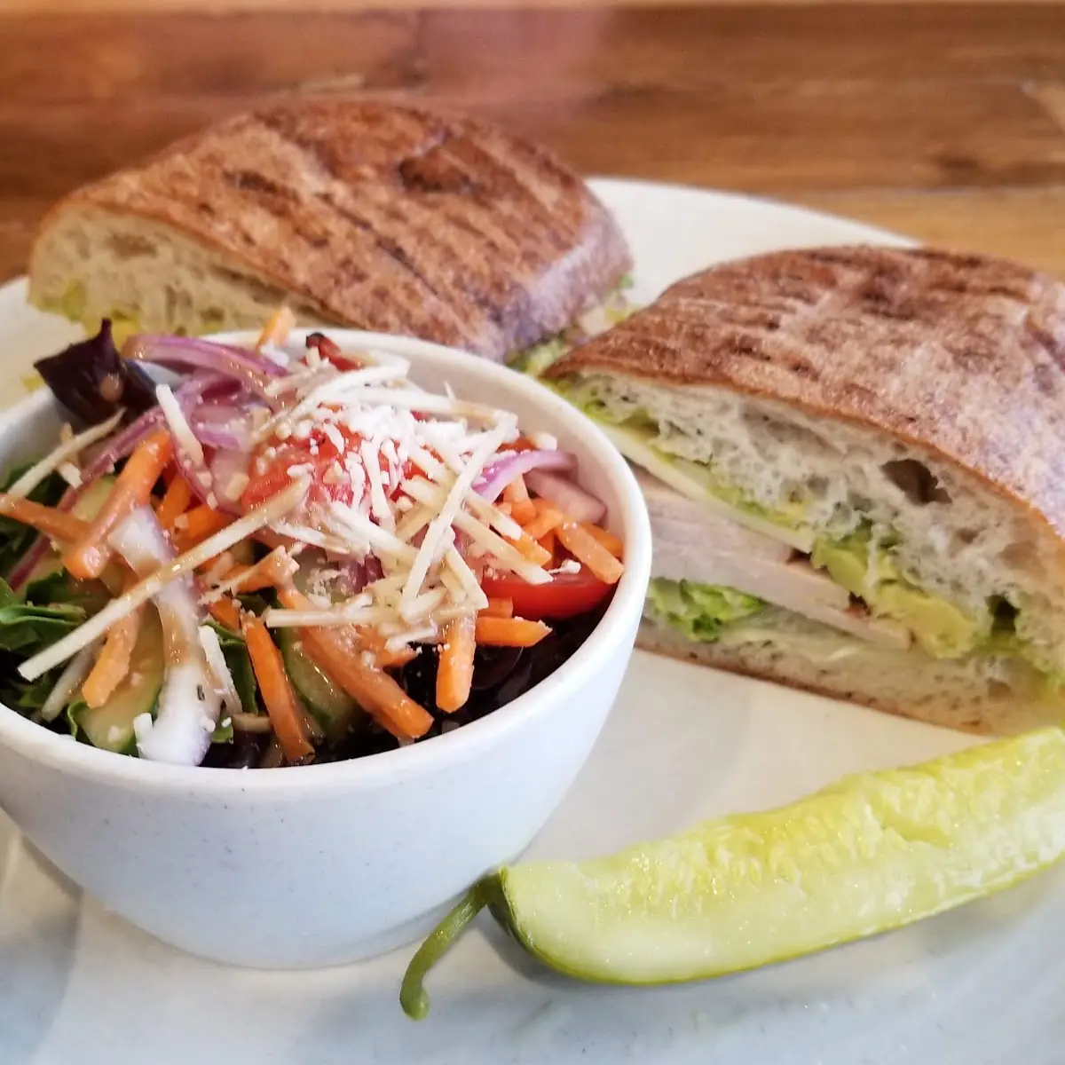 Roasted Turkey and Side Salad