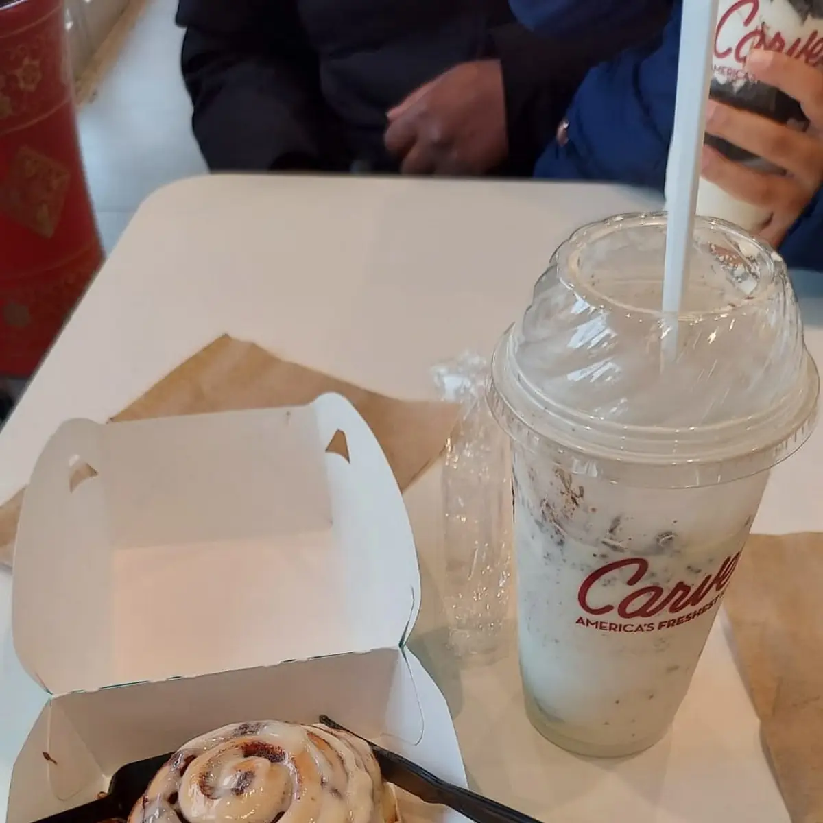 Cinnamon Bun and Carvelanche