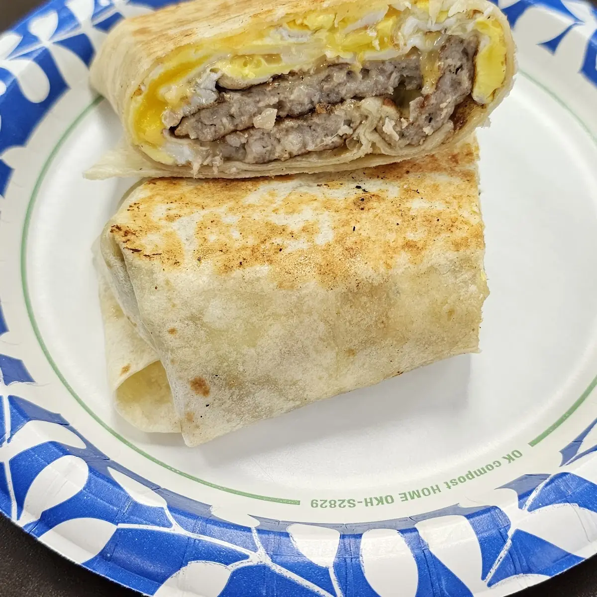 Sausage Egg and Cheese Wrap