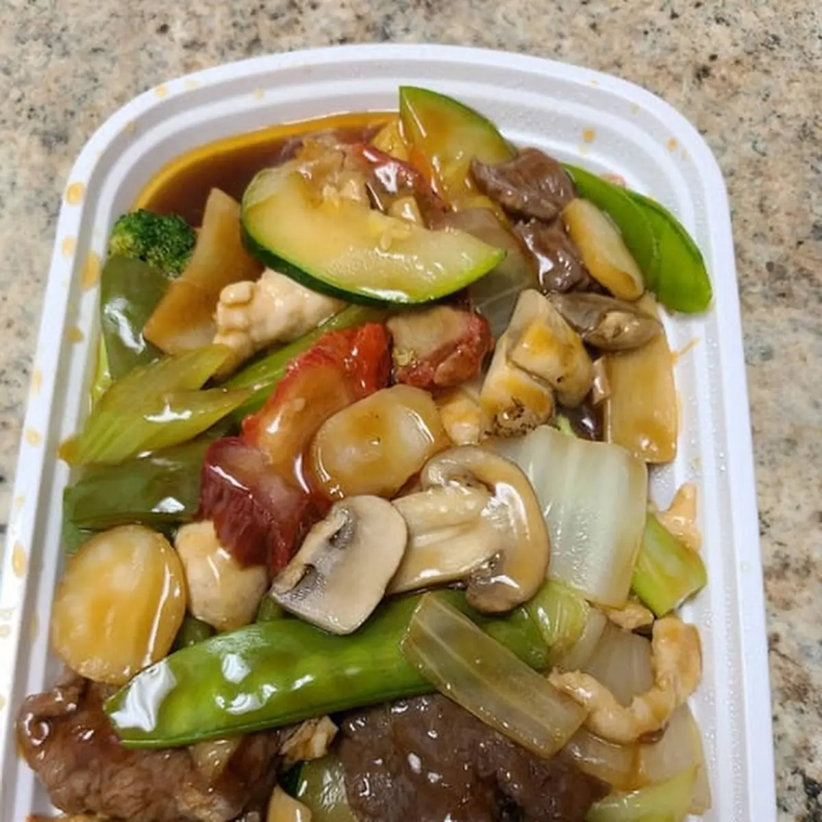 Chicken w Mixed Vegetables 5 95