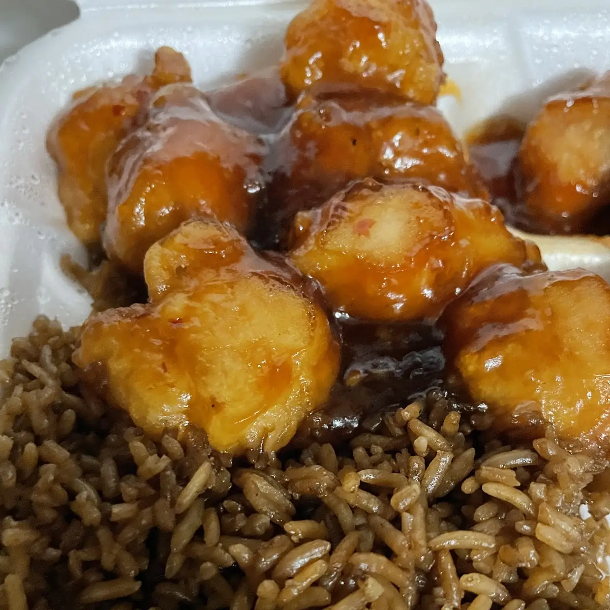 S10. General Chicken with Pork Fried Rice