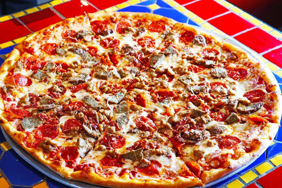 Meaty Meat Pizza
