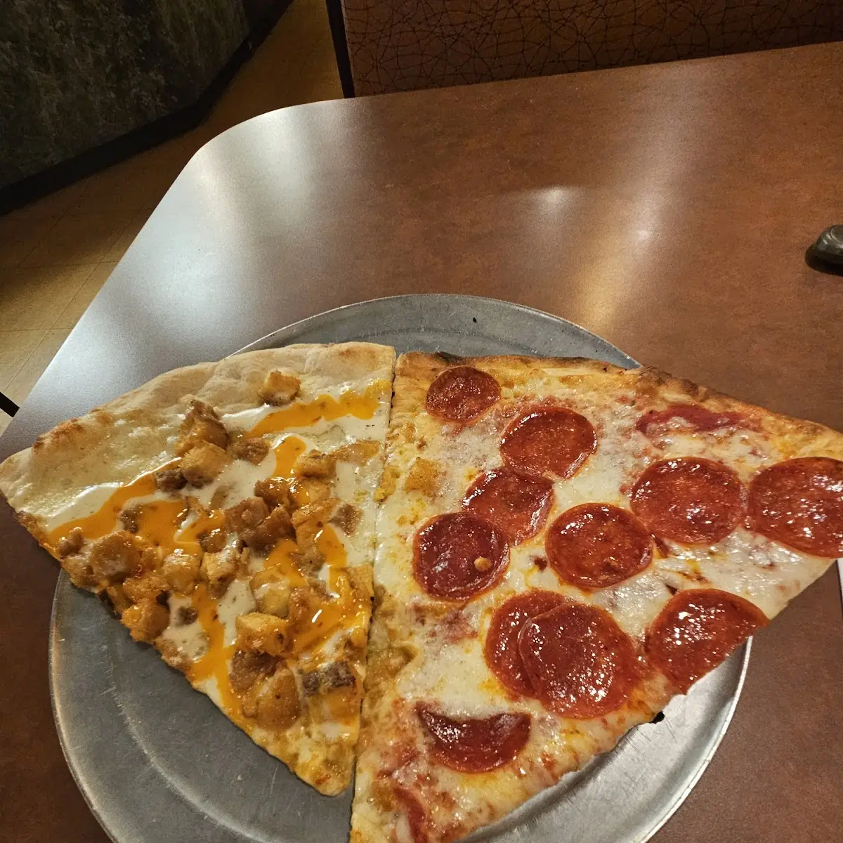Pepperoni Buffalo Chicken Pizza