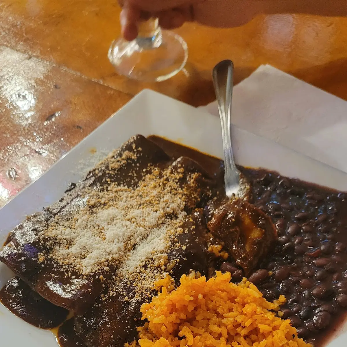 Mole Enchiladas