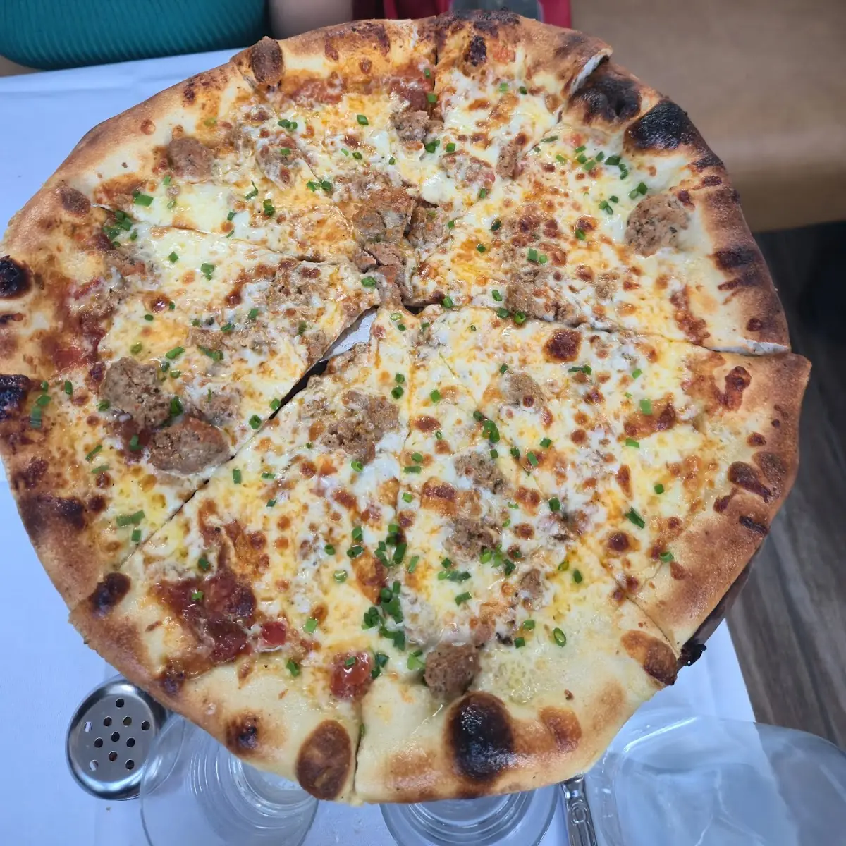 Wild Mushroom and Cheese Pizza