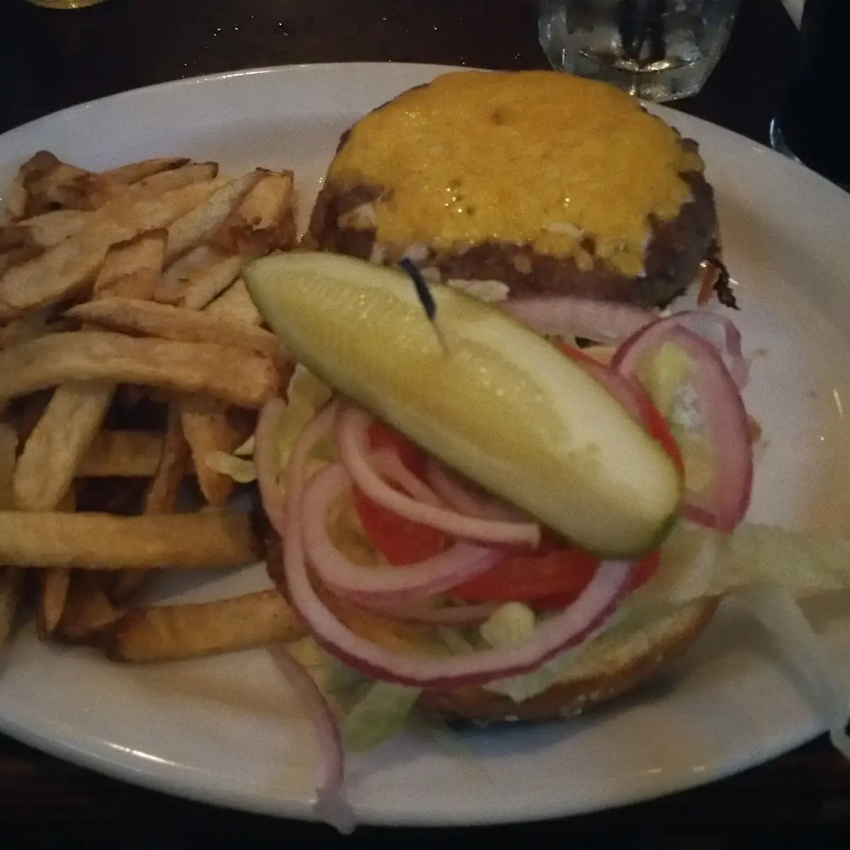 Burger and Fries