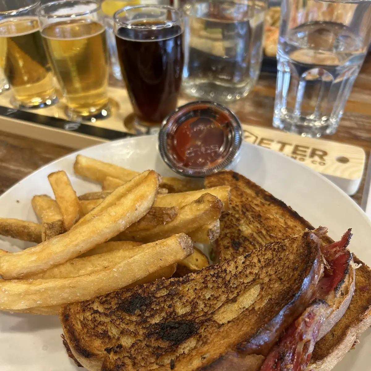 Reuben with Fries