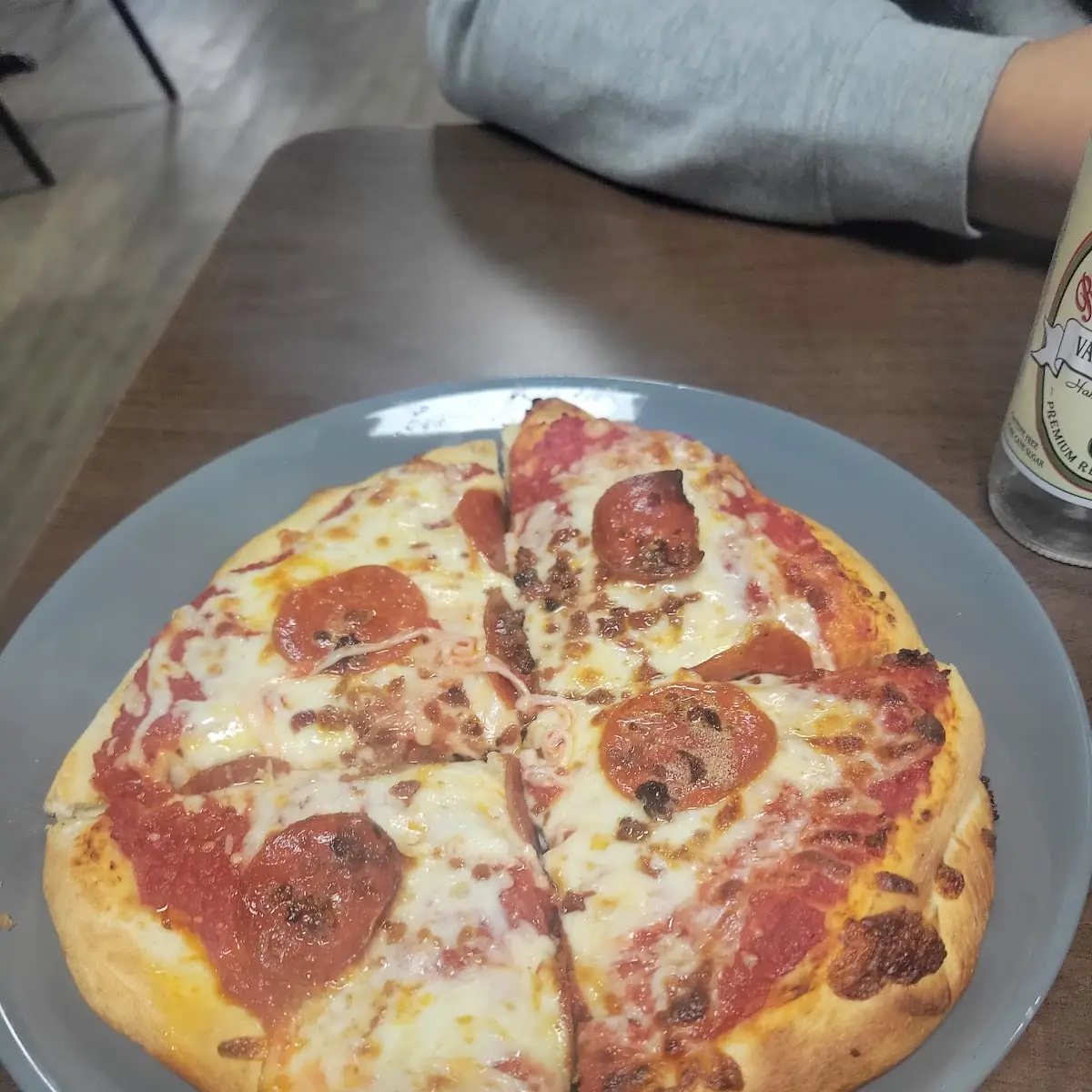 Brick Oven Personal Pizza Pepperoni and Bacon