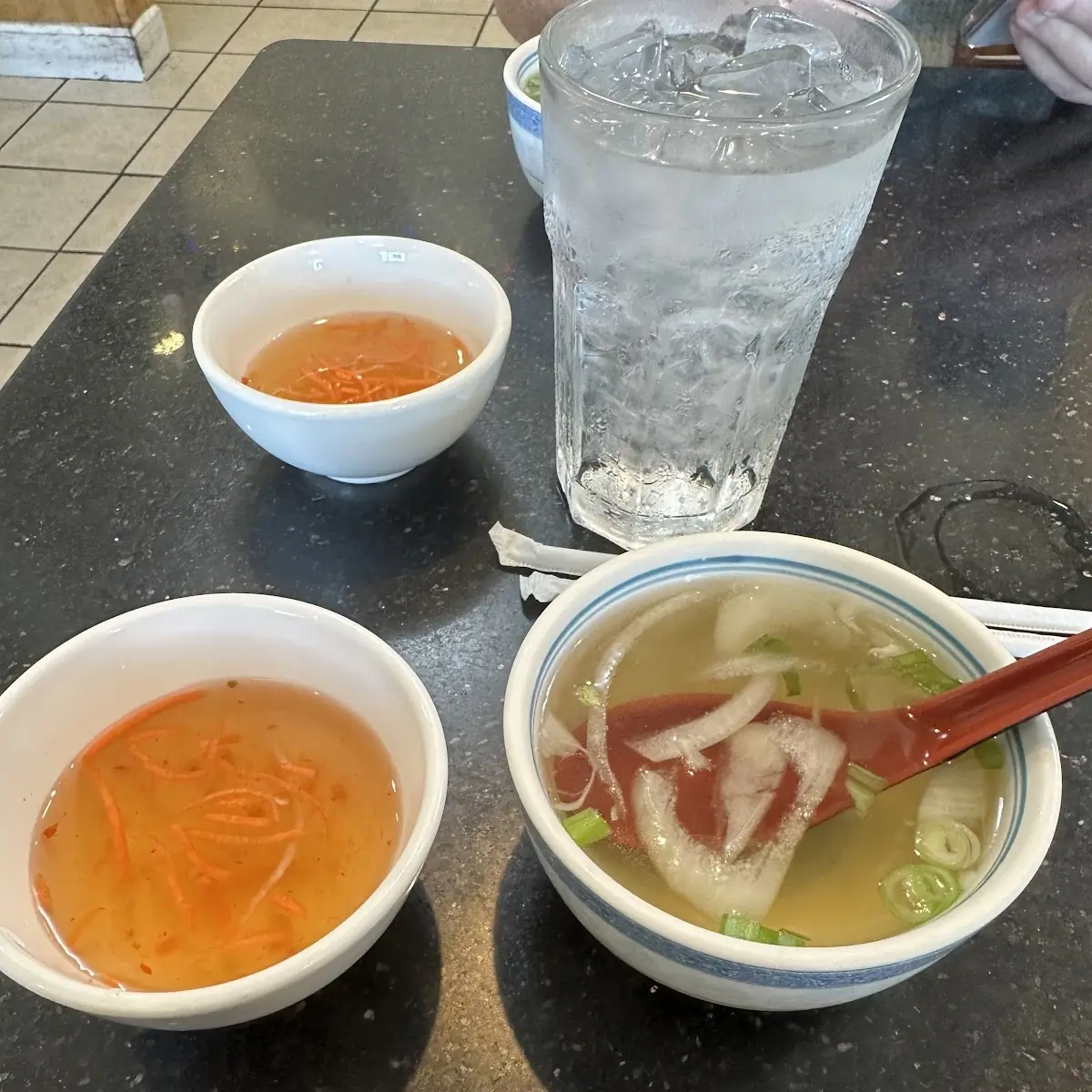 Complimentary Chicken Soup Broth