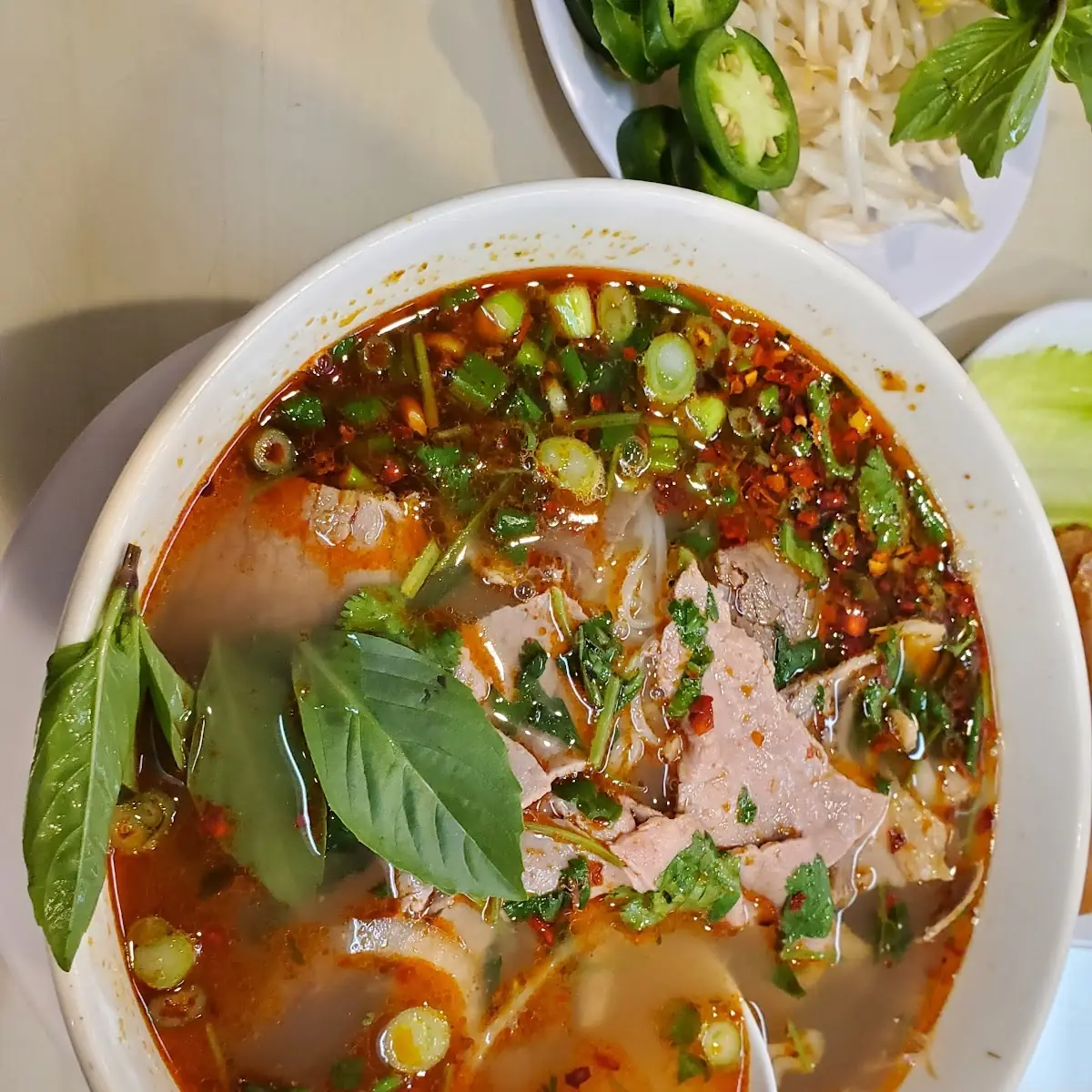 Rice Noodle Soup w Brisket