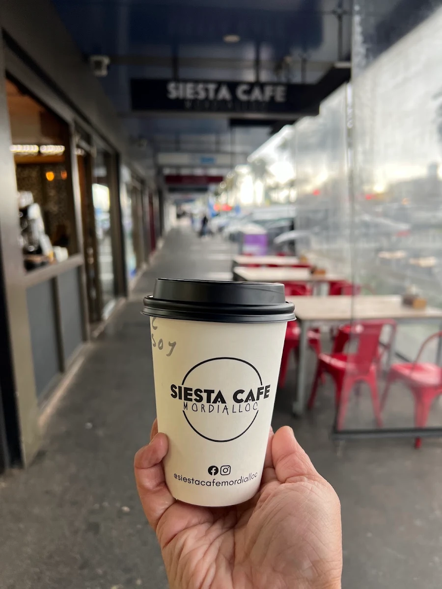 Soy Cappuccino, Siesta Cafe & Deli
