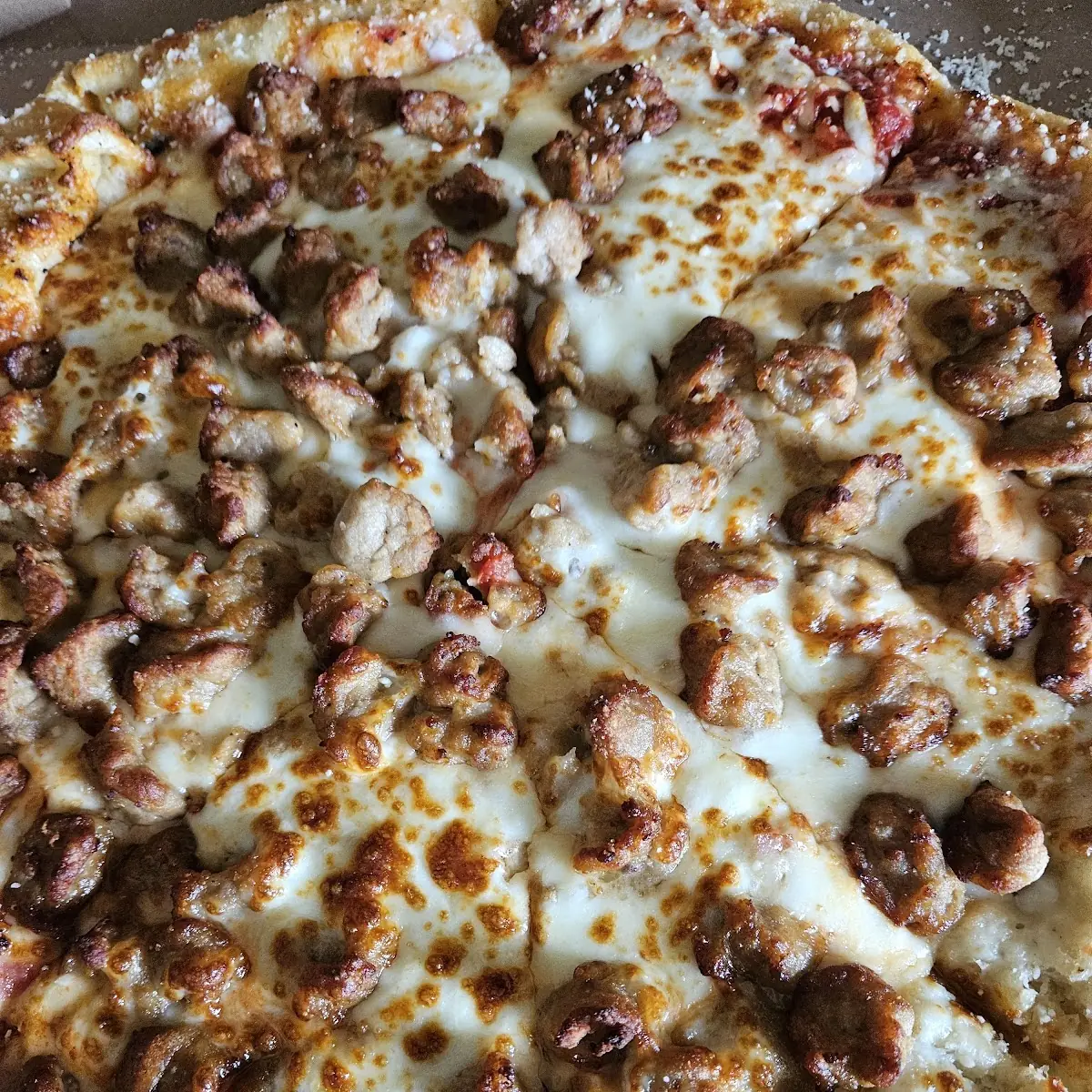 Cheese Sausage Pizza