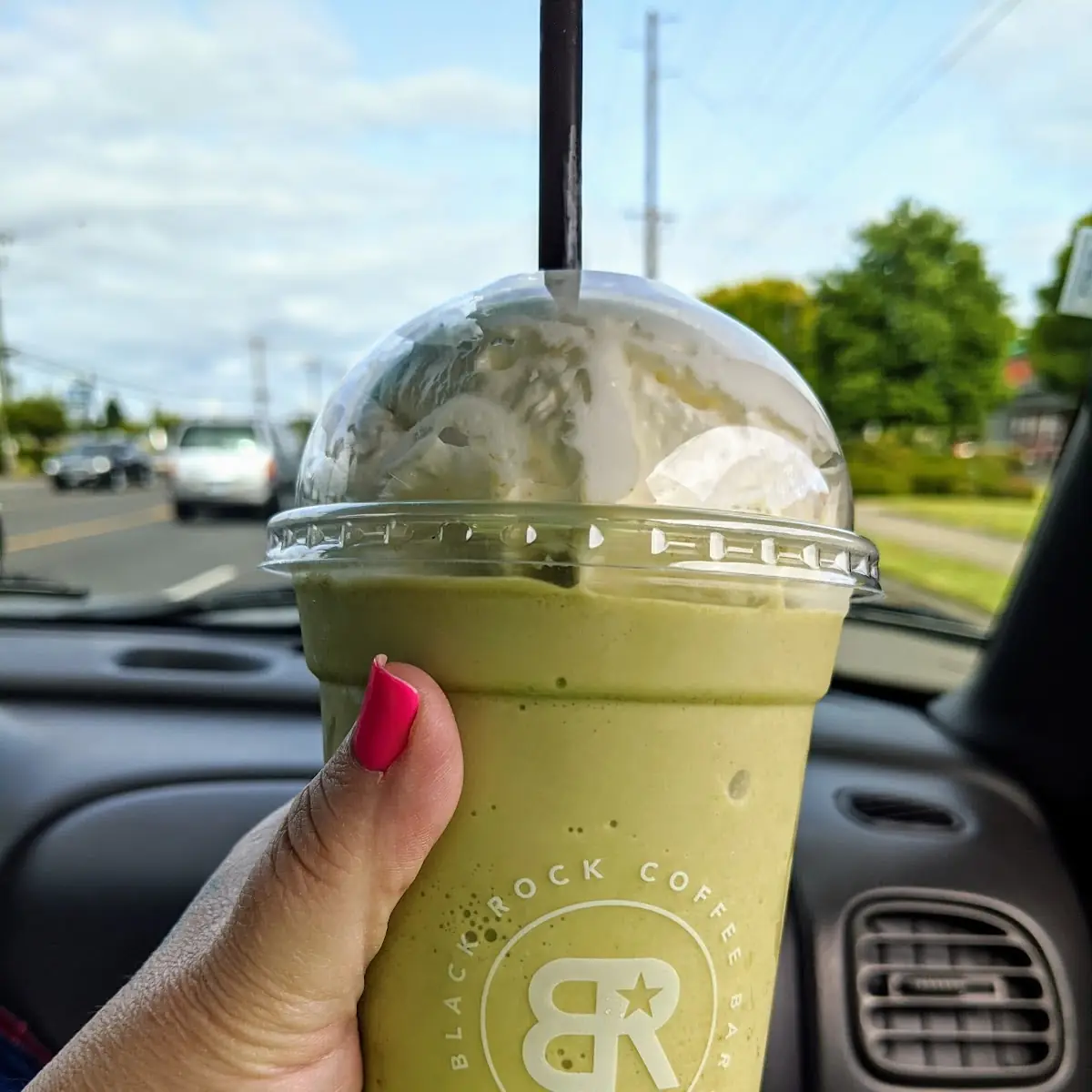 Matcha Green Tea Blended with Coconut Milk