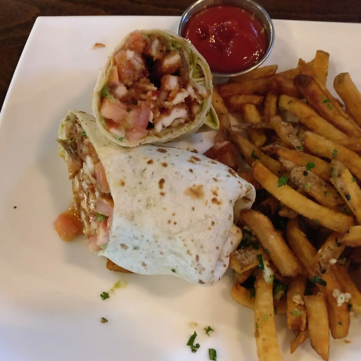 Thai Cashew Chicken Wrap